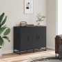 Aparador de madera de ingeniería negro 94x35x76 cm de , Aparadores - Ref: Foro24-849004, Precio: 98,68 €, Descuento: %