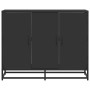 Aparador de madera de ingeniería negro 94x35x76 cm de , Aparadores - Ref: Foro24-849004, Precio: 98,68 €, Descuento: %