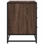 Cómoda de madera contrachapada roble marrón 70x41x56 cm de , Cajoneras - Ref: Foro24-849078, Precio: 93,01 €, Descuento: %