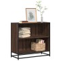 Armario de madera de ingeniería roble oscuro 80,5x35x76 cm de , Librerías y estanterías - Ref: Foro24-849108, Precio: 79,55 €...
