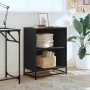 Estantería librería madera ingeniería negra 60x35x76 cm de , Librerías y estanterías - Ref: Foro24-849099, Precio: 65,28 €, D...