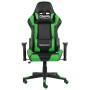 Silla gaming giratoria PVC verde de vidaXL, Sillones para videojuegos - Ref: Foro24-20493, Precio: 151,33 €, Descuento: %
