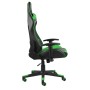 Silla gaming giratoria PVC verde de vidaXL, Sillones para videojuegos - Ref: Foro24-20493, Precio: 151,33 €, Descuento: %