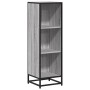Estantería madera de ingeniería gris Sonoma 33,5x33x107,5 cm de , Librerías y estanterías - Ref: Foro24-849157, Precio: 68,81...