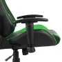 Silla gaming giratoria PVC verde de vidaXL, Sillones para videojuegos - Ref: Foro24-20493, Precio: 149,39 €, Descuento: %