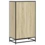 Estantería madera contrachapada color roble 60x35x107,5 cm de , Librerías y estanterías - Ref: Foro24-849115, Precio: 80,36 €...