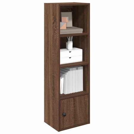 Estantería de madera de ingeniería marrón roble 31x24x102 cm de , Librerías y estanterías - Ref: Foro24-860343, Precio: 53,68...