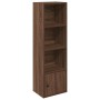 Estantería de madera de ingeniería marrón roble 31x24x102 cm de , Librerías y estanterías - Ref: Foro24-860343, Precio: 53,68...