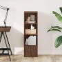 Estantería de madera de ingeniería marrón roble 31x24x102 cm de , Librerías y estanterías - Ref: Foro24-860343, Precio: 53,68...