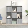 Estantería de madera de ingeniería gris sonoma 89x24x101,5 cm de , Librerías y estanterías - Ref: Foro24-860405, Precio: 97,3...