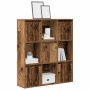Estantería madera de ingeniería color envejecido 89x24x101,5 cm de , Librerías y estanterías - Ref: Foro24-860407, Precio: 10...