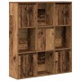 Estantería madera de ingeniería color envejecido 89x24x101,5 cm de , Librerías y estanterías - Ref: Foro24-860407, Precio: 10...
