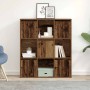 Estantería madera de ingeniería color envejecido 89x24x101,5 cm de , Librerías y estanterías - Ref: Foro24-860407, Precio: 10...