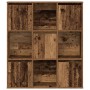 Estantería madera de ingeniería color envejecido 89x24x101,5 cm de , Librerías y estanterías - Ref: Foro24-860407, Precio: 10...