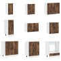 Mueble cocina Kalmar roble ahumado 14 pzas madera contrachapada de , Armarios de cocina - Ref: Foro24-3314976, Precio: 1,00 €...