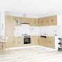 Mueble cocina Kalmar roble sonoma 14 pzas madera contrachapada de , Armarios de cocina - Ref: Foro24-3314974, Precio: 1,00 €,...