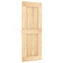 Puerta corredera con herrajes madera maciza de pino 80x210 cm de , Puertas - Ref: Foro24-3332737, Precio: 185,74 €, Descuento: %