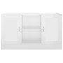 Aparador madera contrachapada blanco brillante 120x30,5x70 cm de vidaXL, Aparadores - Ref: Foro24-802783, Precio: 91,40 €, De...