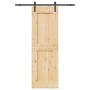 Puerta corredera con herrajes madera maciza de pino 70x210 cm de , Puertas - Ref: Foro24-3332700, Precio: 164,89 €, Descuento: %