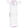 Puerta corredera con herrajes madera maciza de pino 85x210 cm de , Puertas - Ref: Foro24-3332702, Precio: 189,10 €, Descuento: %