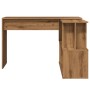 Escritorio de esquina madera contrachapada 200,5x50x76 cm de , Escritorios - Ref: Foro24-855957, Precio: 122,44 €, Descuento: %