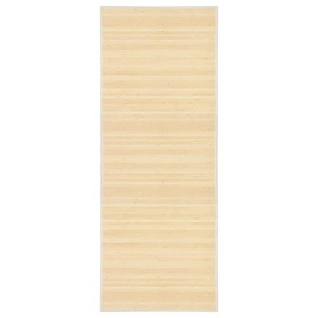 Alfombra de bambú color natural 80x200 cm en Alfombras | Comprar online en Foru.es