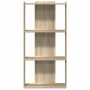 Librería 3 estantes madera ingeniería roble sonoma 60x30x120 cm de , Librerías y estanterías - Ref: Foro24-860267, Precio: 60...