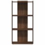 Librería 3 estantes madera ingeniería roble marrón 60x30x120 cm de , Librerías y estanterías - Ref: Foro24-860271, Precio: 62...