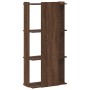Librería 3 estantes madera ingeniería roble marrón 60x30x120 cm de , Librerías y estanterías - Ref: Foro24-860271, Precio: 62...