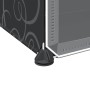 Estantería de cubos con 8 compartimentos y puertas PP negro de , Zapateros y organizadores de calzado - Ref: Foro24-4019579, ...