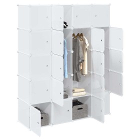 Organizador de cubos almacenamiento 20 cubos varillas colgar PP de , Almacenamiento de ropa y armarios - Ref: Foro24-4019587,...
