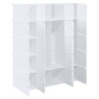 Organizador de cubos almacenamiento 20 cubos varillas colgar PP de , Almacenamiento de ropa y armarios - Ref: Foro24-4019587,...
