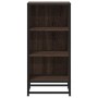 Aparador madera ingeniería y metal marrón roble 35,5x35x76 cm de , Aparadores - Ref: Foro24-848953, Precio: 55,44 €, Descuent...