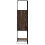 Aparador alto madera ingeniería marrón roble 35,5x35x139cm de , Aparadores - Ref: Foro24-849038, Precio: 79,00 €, Descuento: %