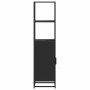 Aparador alto madera de ingeniería y metal 35,5x35x139 cm de , Aparadores - Ref: Foro24-849044, Precio: 84,88 €, Descuento: %