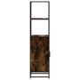 Aparador alto madera de ingeniería y metal 35,5x35x139 cm de , Aparadores - Ref: Foro24-849046, Precio: 75,29 €, Descuento: %