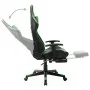 Gaming chair with black and green synthetic leather footrest. by vidaXL, Gaming chairs - Ref: Foro24-20513, Price: 181,85 €, ...