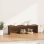 Estantería de cocina apilable roble marrón 50x15x16 cm de , Contenedores para utensilios de cocina - Ref: Foro24-860493, Prec...