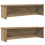 Estantes de cocina apilables 2 uds roble artesanal 50x15x16 cm de , Contenedores para utensilios de cocina - Ref: Foro24-8604...