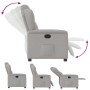 Sillón reclinable de tela gris nube de , Sillones - Ref: Foro24-4015585, Precio: 201,55 €, Descuento: %