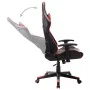 Silla de gaming de cuero sintético negro y rojo de vidaXL, Sillones para videojuegos - Ref: Foro24-20503, Precio: 143,74 €, D...