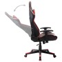 Silla de gaming de cuero sintético negro y rojo de vidaXL, Sillones para videojuegos - Ref: Foro24-20503, Precio: 145,55 €, D...