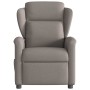 Sillón de masaje reclinable de tela gris taupé de , Sillones - Ref: Foro24-4015593, Precio: 206,95 €, Descuento: %