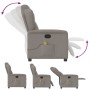 Sillón de masaje reclinable de tela gris taupé de , Sillones - Ref: Foro24-4015593, Precio: 206,95 €, Descuento: %