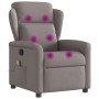 Sillón de masaje reclinable de tela gris taupé de , Sillones - Ref: Foro24-4015593, Precio: 206,95 €, Descuento: %