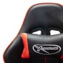 Silla de gaming de cuero sintético negro y rojo de vidaXL, Sillones para videojuegos - Ref: Foro24-20503, Precio: 145,55 €, D...