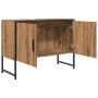 Mueble de lavabo madera de ingeniería roble artisan 80x33x60 cm de , Tocadores de baño - Ref: Foro24-857705, Precio: 73,70 €,...
