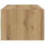 Mueble de TV con luces LED roble artisan 100X35,5x25 cm de , Muebles TV - Ref: Foro24-860246, Precio: 87,48 €, Descuento: %