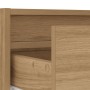 Mueble de TV con luces LED roble artisan 100X35,5x25 cm de , Muebles TV - Ref: Foro24-860246, Precio: 87,48 €, Descuento: %