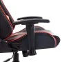 Silla de gaming de cuero sintético negro y rojo de vidaXL, Sillones para videojuegos - Ref: Foro24-20503, Precio: 143,74 €, D...